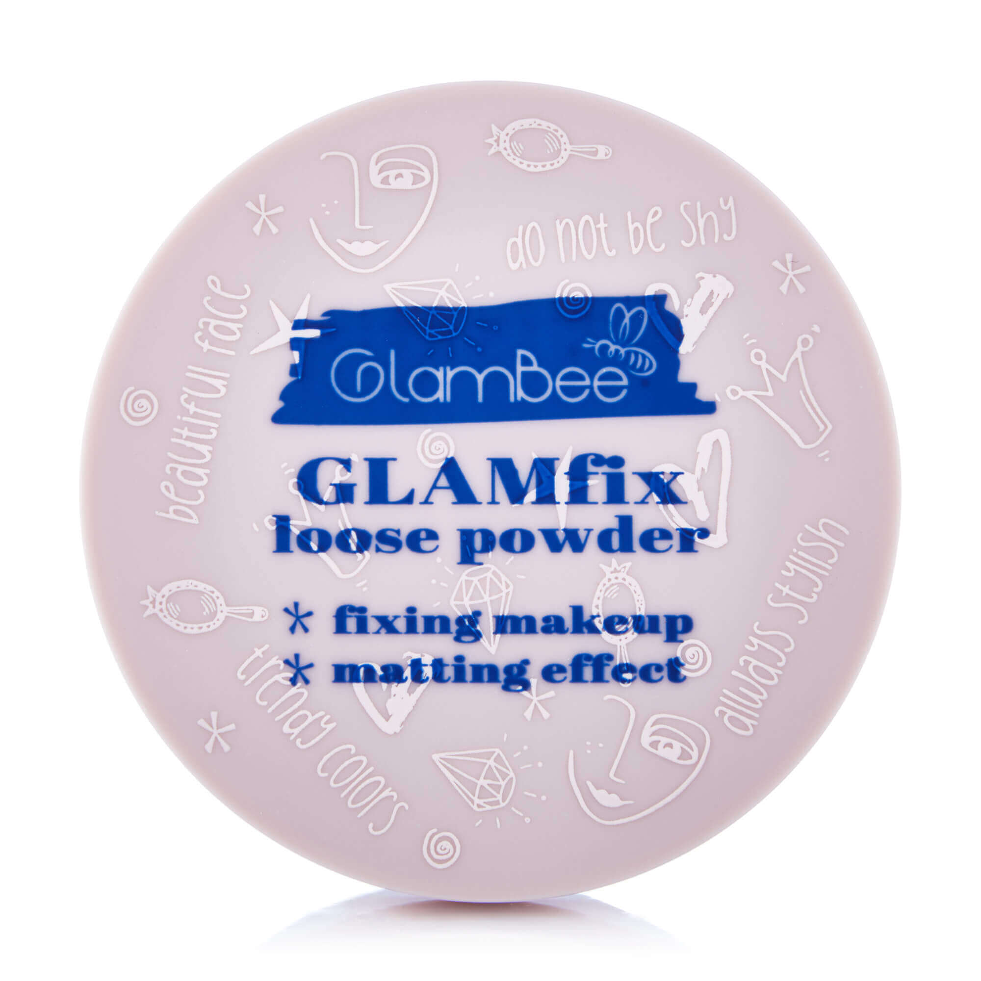 Розсипчаста пудра для обличчя GlamBee Glamfix loose powder тон 01, 6.2 г