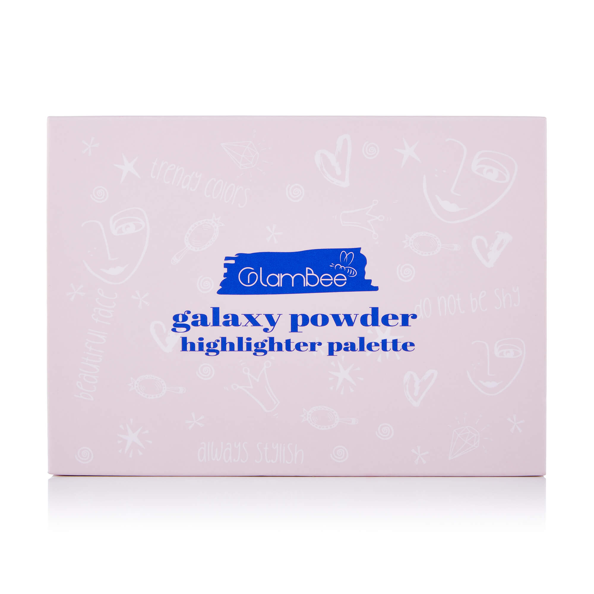 Палетка хайлайтерів для обличчя та тіла GlamBee Galaxy Highlighting Powder