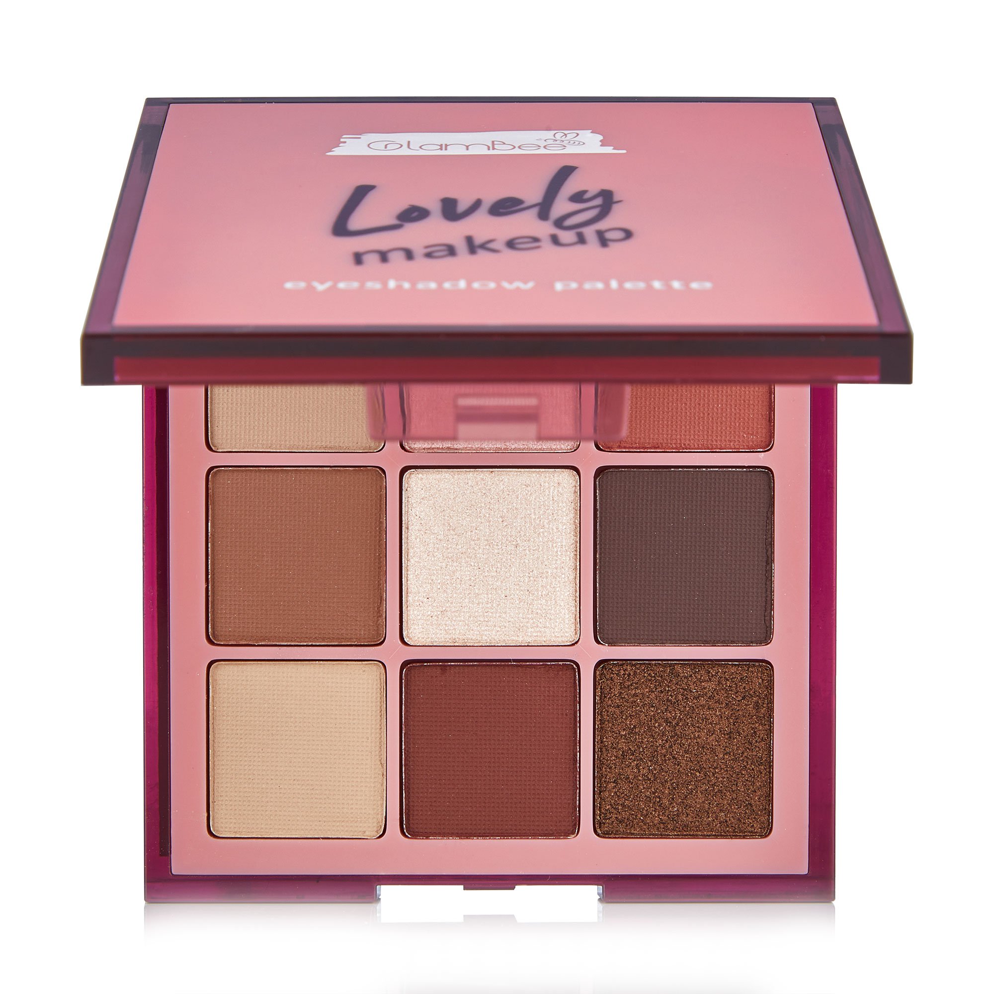 Тіні для повік GlamBee Lovely 9 відтінків, 8.3 г