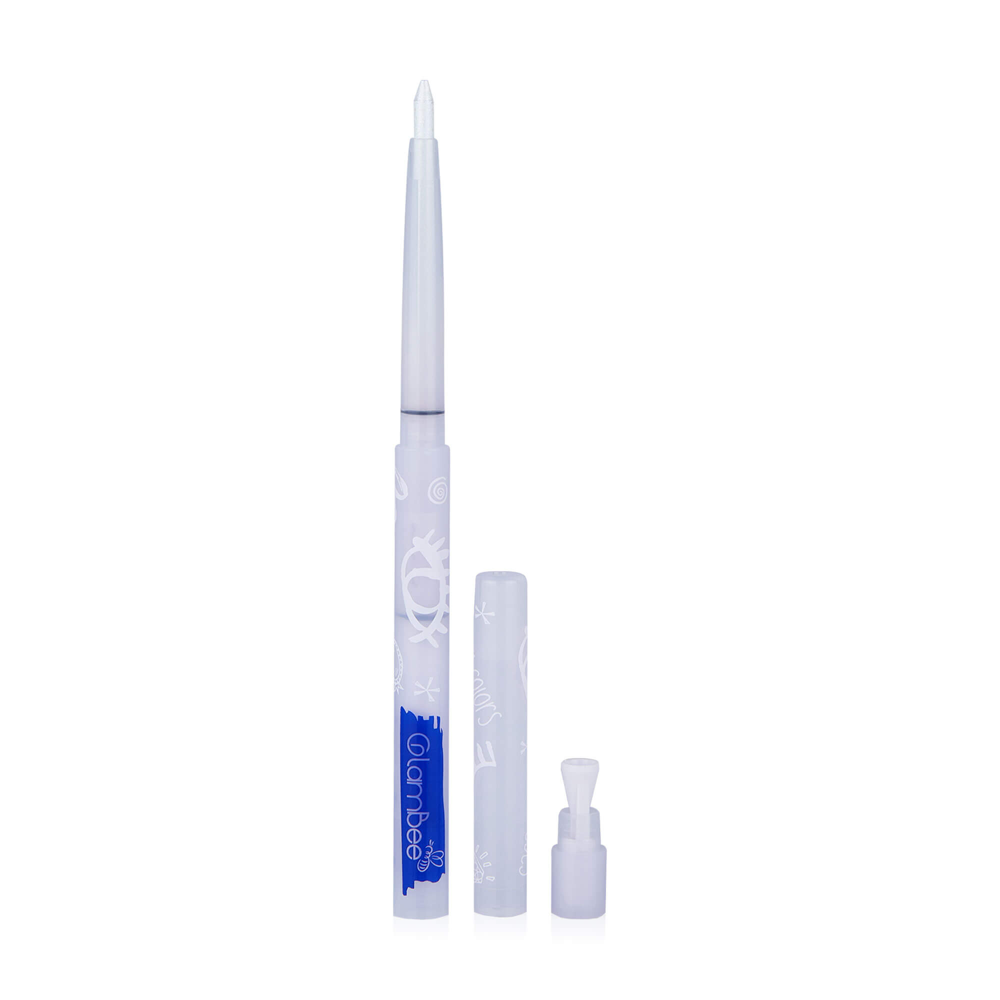 Олівець для очей стійкий гелевий GlamBee ColorShock тон 06, 0.4 г